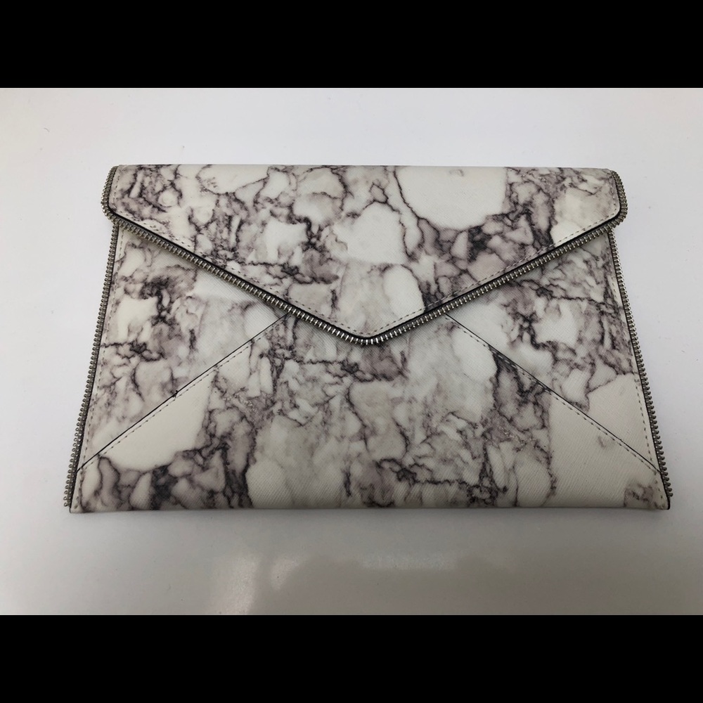 Rebecca Minkoff Marble Leo Clutch